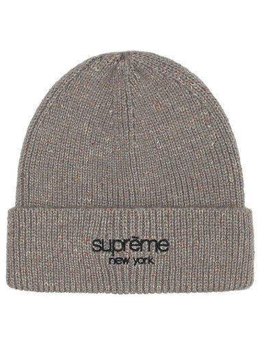 FW22BN33 GY Rainbow Speckle Beanie Gray Hat TSH - SUPREME - BALAAN 1