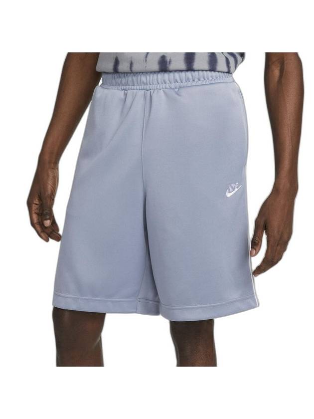 Club PK Swoosh Embroidered Logo Shorts Light Blue - NIKE - BALAAN 1