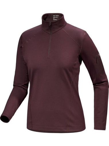 Rho Half-Zip Neck Long Sleeve T-Shirt Phantasm - ARC'TERYX - BALAAN 1