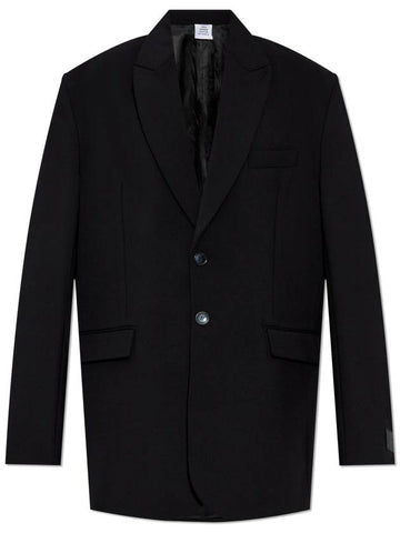 VETEMENTS Wool Blazer, Women's, Black - VETEMENTS - BALAAN 1