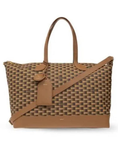 Monogram Large Tote Bag Brown - BALLY - BALAAN 2