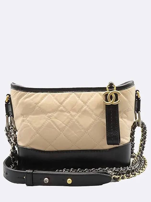 A91810 Gabrielle Hobo Small Chain Shoulder and Crossbag - CHANEL - BALAAN 2