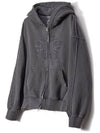 Mugung Vintage Two-Way Zip-Up Hoodie Charcoal - ULKIN - BALAAN 6