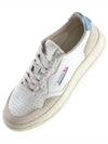 Medalist Leather Suede Blue Tab Low Top Sneakers White - AUTRY - BALAAN 2