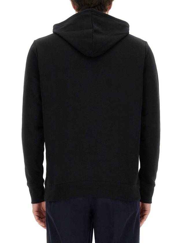 Zebra Patch Cotton Hoodie Black - PAUL SMITH - BALAAN 8