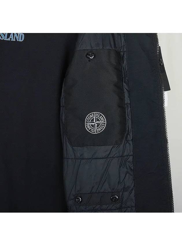 Crinkle Reps R NY Padding Black - STONE ISLAND - BALAAN 6