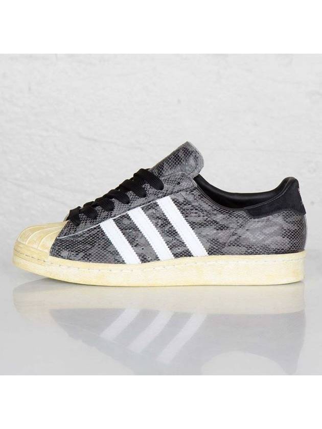 01G95846OriginalSuperstar 80SBlack Snake Skin - ADIDAS - BALAAN 5