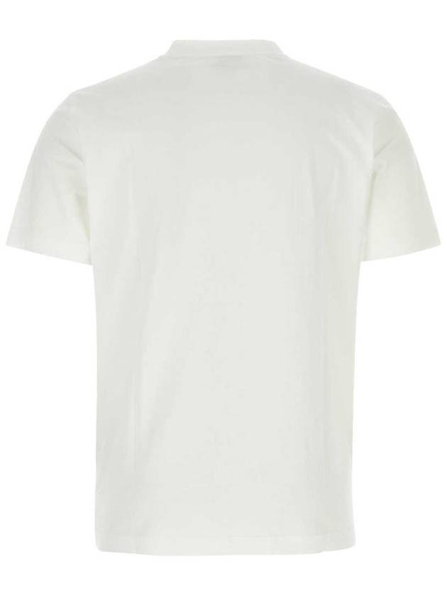 Short Sleeve T-Shirt OMAA027C99JER017 0110 White - OFF WHITE - BALAAN 3