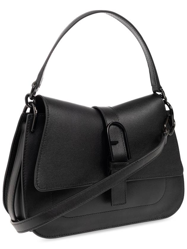 Furla ‘Flow Medium’ Shoulder Bag, Women's, Black - FURLA - BALAAN 4