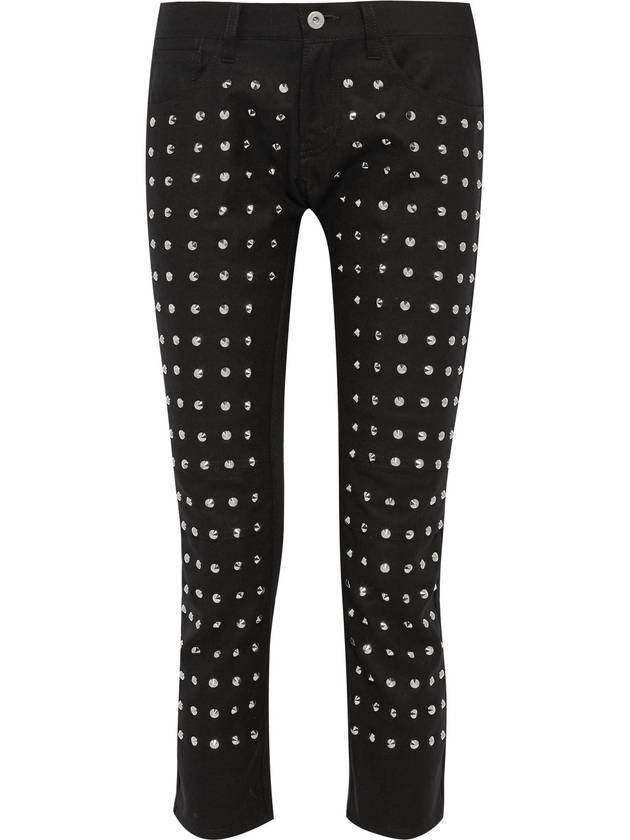 Cropped studded stretch skinny pants - JUNYA WATANABE - BALAAN 1