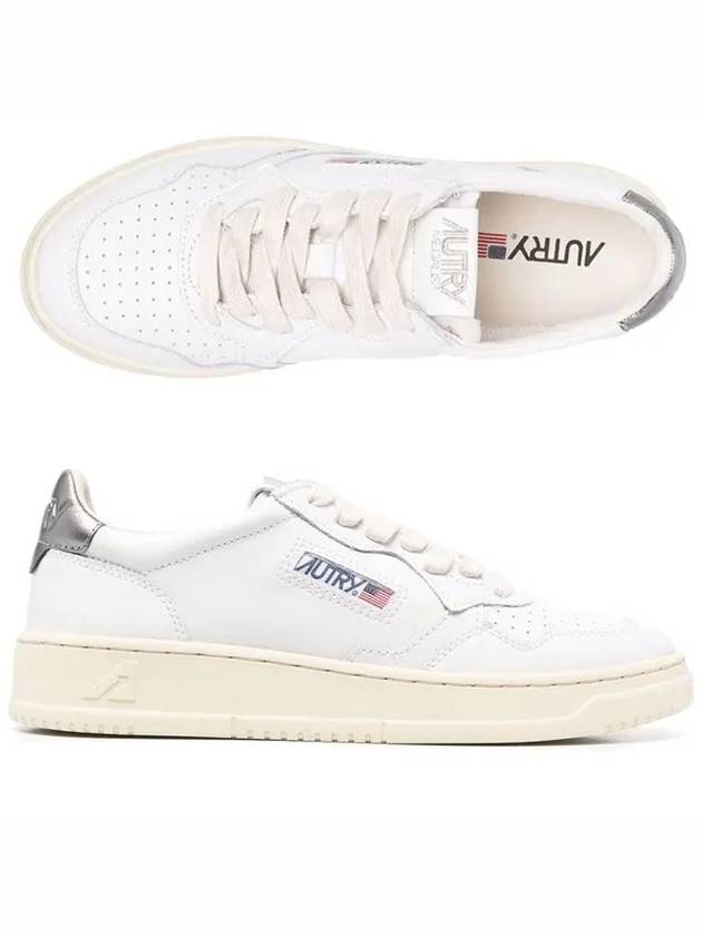 Medalist Silver Tab Low Top Sneakers White - AUTRY - BALAAN 2