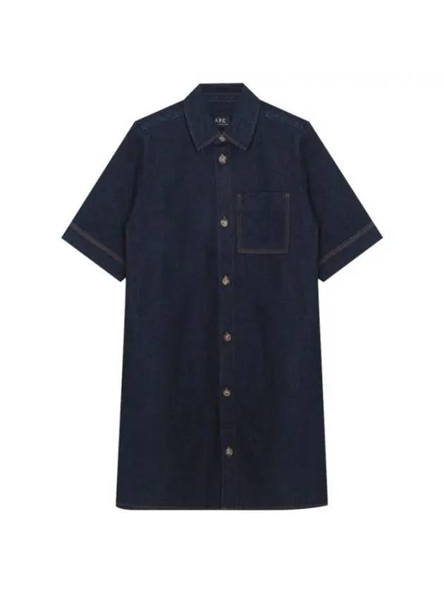 Lopez Short Dress Navy - A.P.C. - BALAAN 1