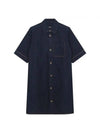 Lopez Short Dress Navy - A.P.C. - BALAAN 1