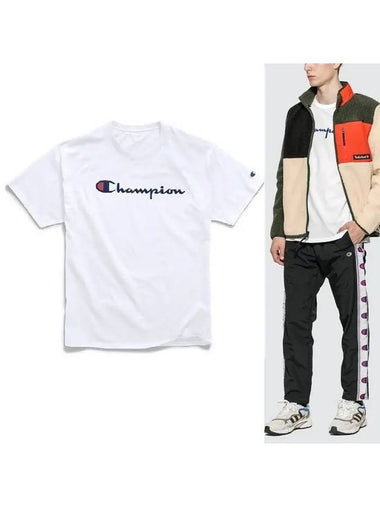 Big Script Short Sleeve TShirt 210972 - CHAMPION - BALAAN 1