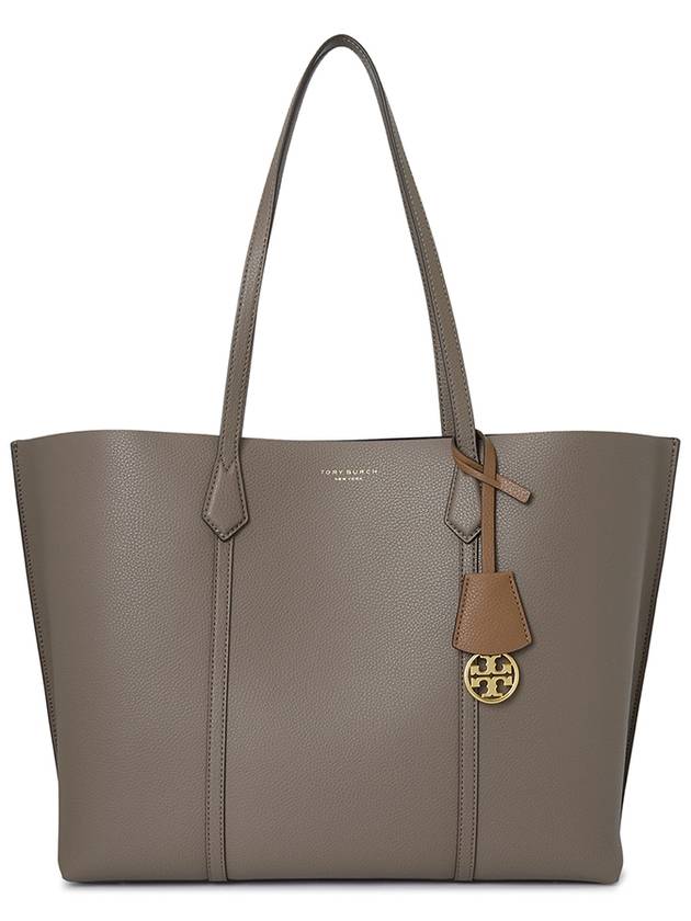 Perry Triple Compartment Tote Bag Dark Beige - TORY BURCH - BALAAN 2