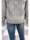 Men's Diagonal Industrial Slim Zip-Up Hoodie Grey - OFF WHITE - BALAAN 10