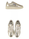 Medalist Wrinkle Low-Top Sneakers Silver - AUTRY - BALAAN 5