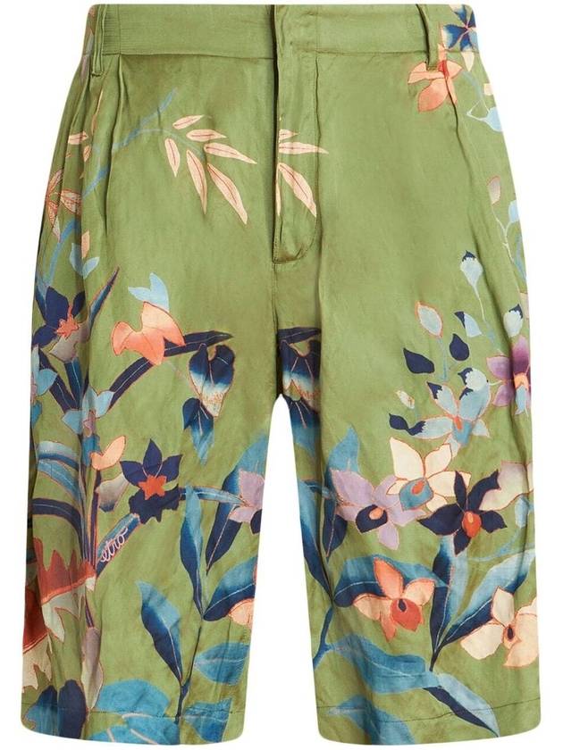 short pants 1W774 41170500 GREEN - ETRO - BALAAN 2