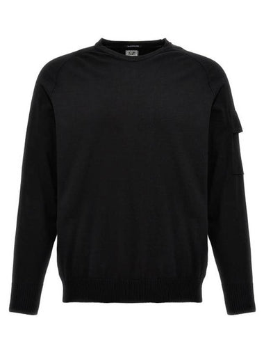 CP Company Long Sleeve T Shirt 16CLKN010A110059A999 Black - CP COMPANY - BALAAN 1