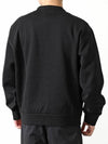 Embossed Triangle Logo Sweatshirt Black - PRADA - BALAAN 5