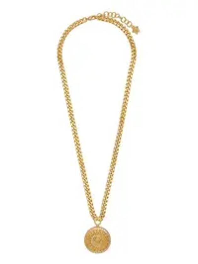 Tribute Medusa Crystal Necklace Gold - VERSACE - BALAAN 1