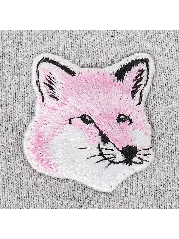 Monochrome Fox Head Patch Sweatshirt Gray Melange - MAISON KITSUNE - BALAAN 5