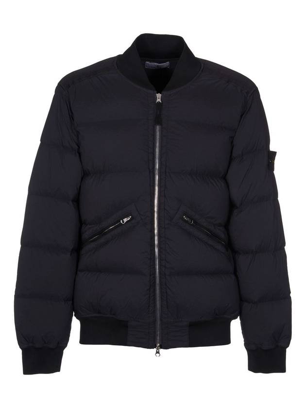 Wappen Logo Bomber Padding Jacket Black - STONE ISLAND - BALAAN 1