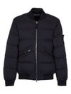 Wappen Logo Bomber Padding Jacket Black - STONE ISLAND - BALAAN 1