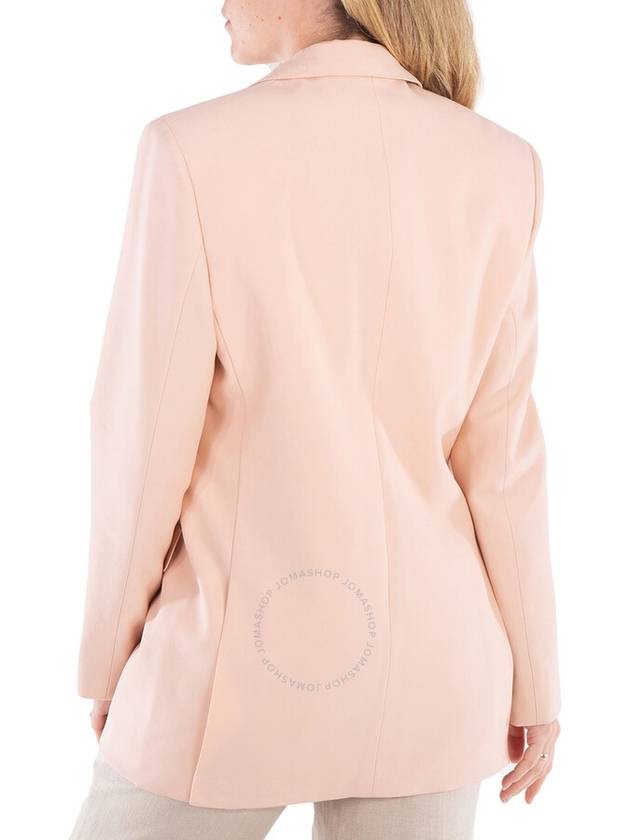 Women's Tailored Single Breasted Blazer Jacket Pink - BURBERRY - BALAAN 4