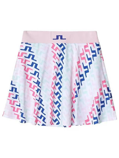 Joline Print A Line Skirt Pink Painted Bridge - J.LINDEBERG - BALAAN 2