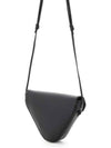 Logo Leather Triangle Cross Bag Black - CELINE - BALAAN 6