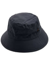 Wax Logo Bucket Hat Black - BARBOUR - BALAAN 2