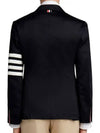 4 Bar Armband Cotton Blazer Jacket Navy - THOM BROWNE - BALAAN 3