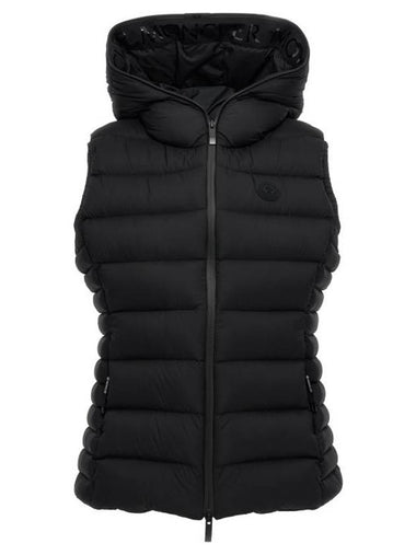 Logo padded vest black - MONCLER - BALAAN 1