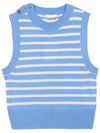 Striped Vest Blue - GANNI - BALAAN 2