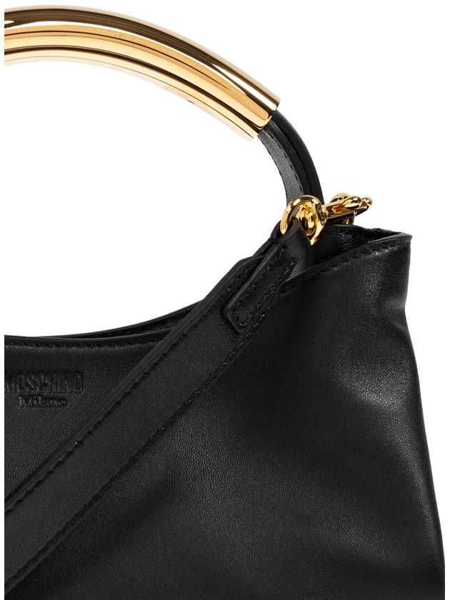 Moschino Leather Handbag, Women's, Black - MOSCHINO - BALAAN 6