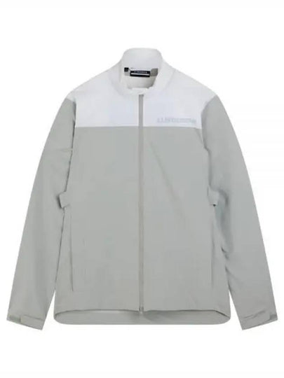 Bridge Back Logo Rain Jacket Grey - J.LINDEBERG - BALAAN 2