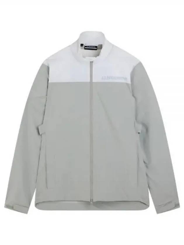 Bridge Back Logo Rain Jacket Grey - J.LINDEBERG - BALAAN 2