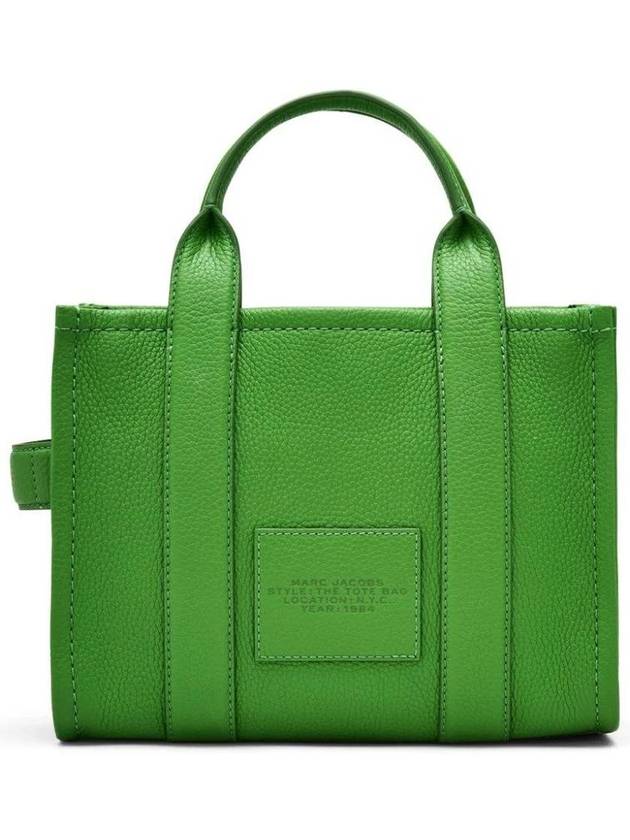 Small Leather Tote Bag Green - MARC JACOBS - BALAAN 3