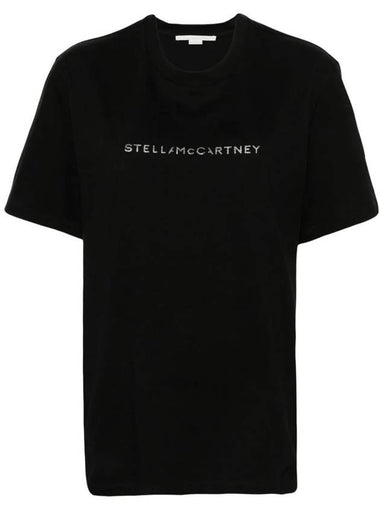 Stella McCartney Cotton T-Shirt With Logo Print - STELLA MCCARTNEY - BALAAN 1