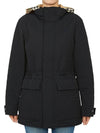 Check hood quilted jacket 8093876 - BURBERRY - BALAAN 4