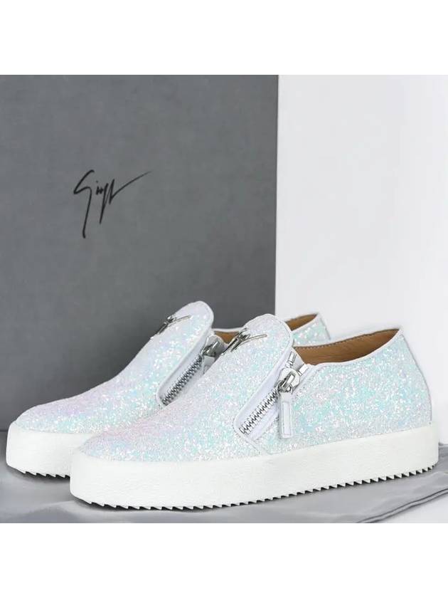 Women's Glitter May London SlipOns RW70008 - GIUSEPPE ZANOTTI - BALAAN 6