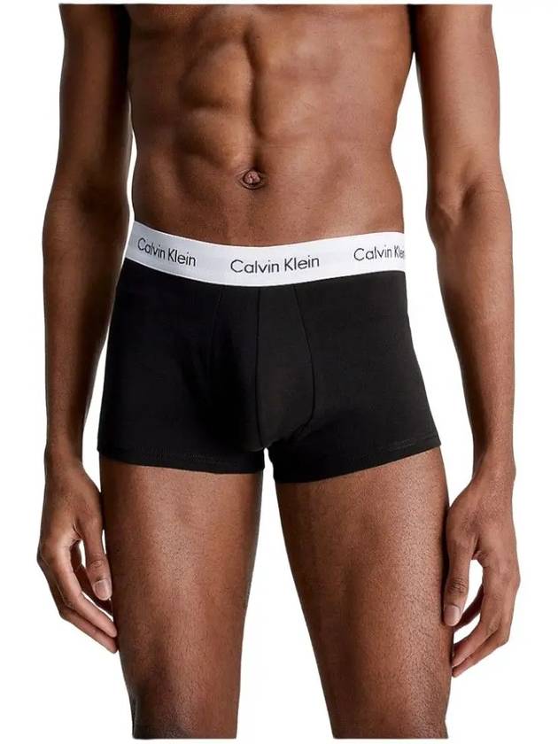 Low Rise Briefs 3 Pack Black - CALVIN KLEIN - BALAAN 7