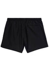 Heart Logo Swim Shorts Black - AMI - BALAAN 3