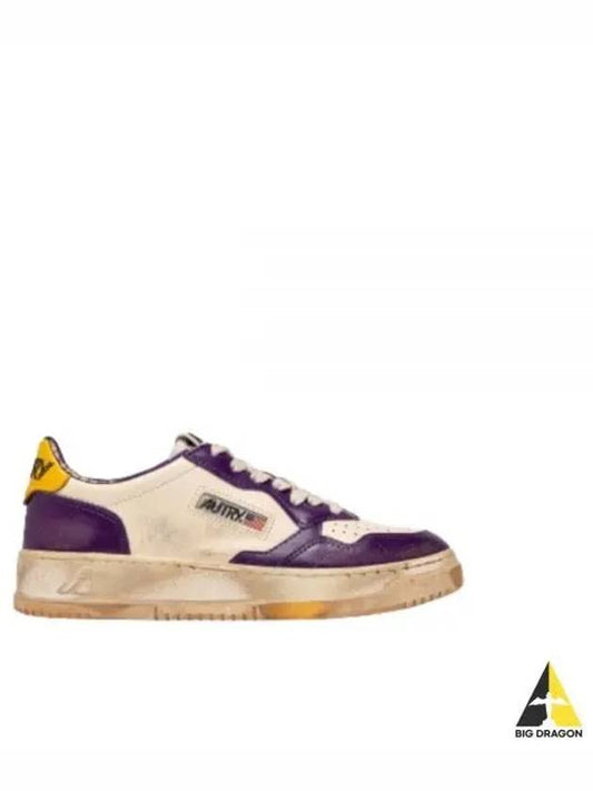 Medalist Super Vintage Low Top Sneakers Purple - AUTRY - BALAAN 2