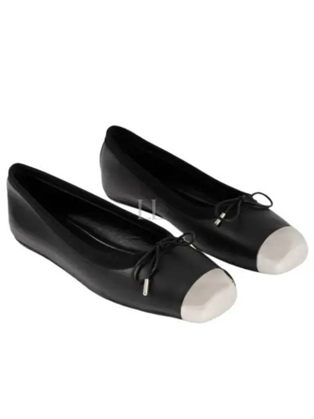 Metal Toe Ballerina Flats Black - ALEXANDER MCQUEEN - BALAAN 2