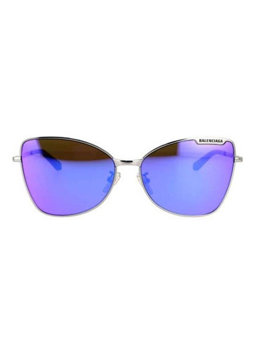 Sunglasses BB0278S 003 Ruthenium - BALENCIAGA - BALAAN 1