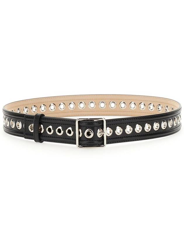 Regular Belt 733408 1BRCC1000 BLACK - ALEXANDER MCQUEEN - BALAAN 2