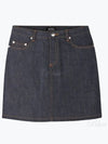 Women's Jupe Standard Denim H-Line Skirt - A.P.C. - BALAAN 2