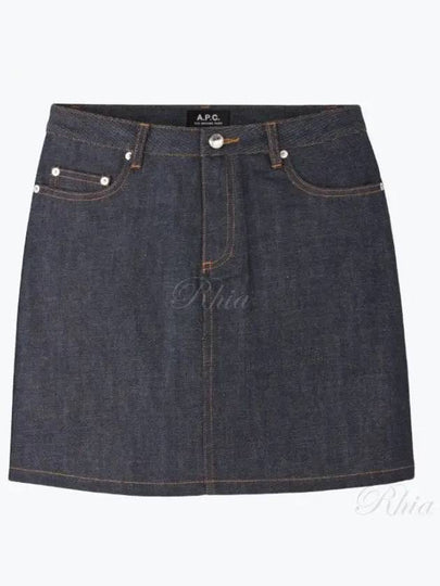 Women's Jupe Standard Denim H-Line Skirt - A.P.C. - BALAAN 2